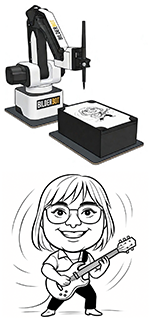 KI-Karikaturen per Roboter - Sketchbot