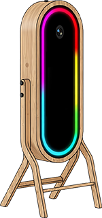 Fotospiegel aus Holz mieten